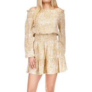 Michael Kors Daytime paisley mini dress khaki - S